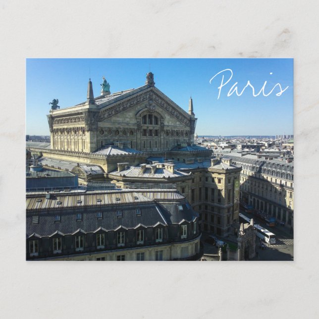 Postal París Francia Arquitectura Cataluña Francesa (Anverso)