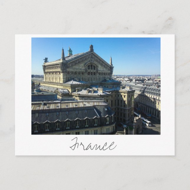Postal París Francia Arquitectura Cataluña Francesa (Anverso)