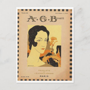 Postal París Francia Arte Gusto Belleza 1931