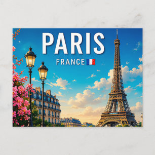 Postal París Francia Ciudad de la Luz Atemporal