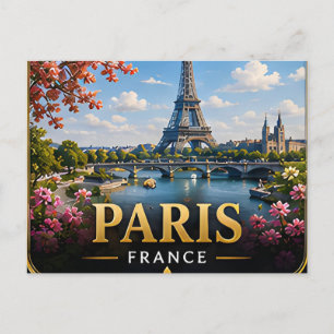 Postal París Francia Escape Europeo Emblemático 🗼
