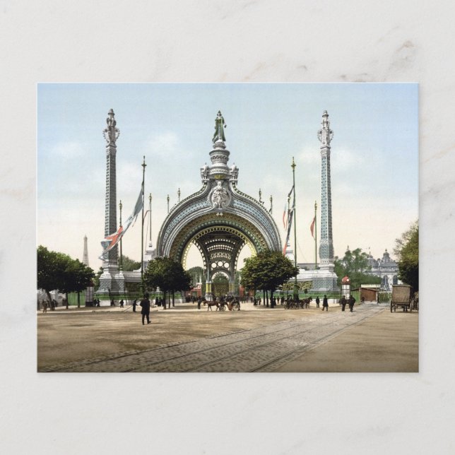 Postal París, Francia Exposición Universal 1900 (Anverso)