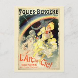 Postal París Francia L’Arc-en-Ciel Retro Caprichoso