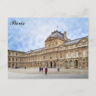 Postal París Francia Museo del Louvre Francés Foto