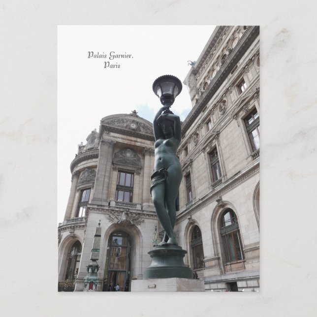 Postal París. Francia. Palais Garnier (Anverso)