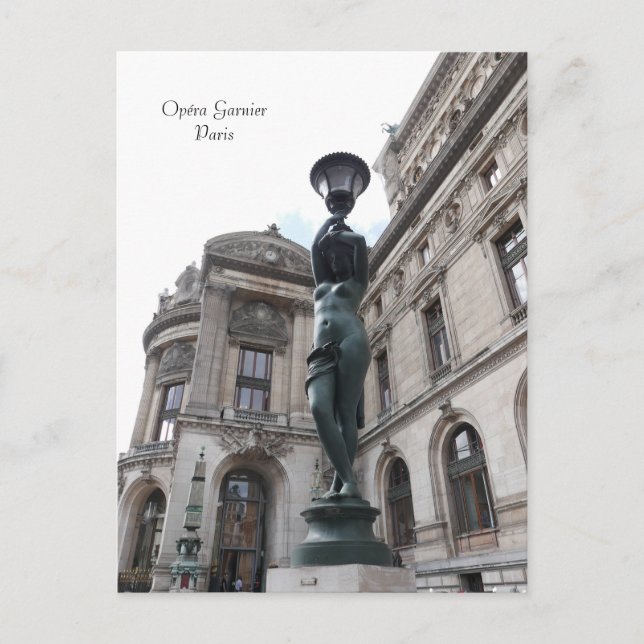 Postal París. Francia. Palais Garnier (Anverso)