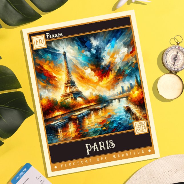 Postal París, Francia | Pintura de época (Subido por el creador)