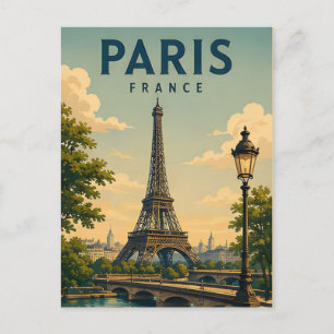 Postal París Francia Río Sena Ciudad Histórica Viaje 🗼