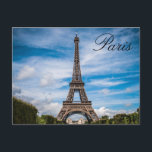 Postal París Francia - Torre Eiffel Viaje<br><div class="desc">postal de viaje de la Torre Eiffel de París</div>