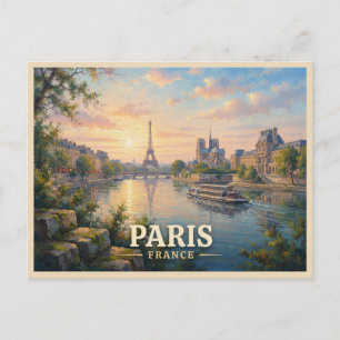 Postal París Francia Viaje