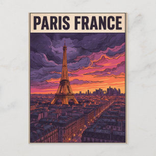 Postal París Francia Viaje