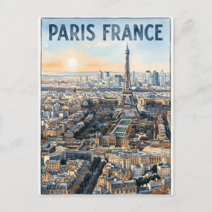 Postal París Francia Viaje