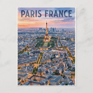 Postal París Francia Viaje 