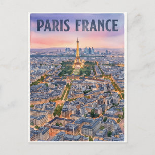 Postal París Francia Viaje 