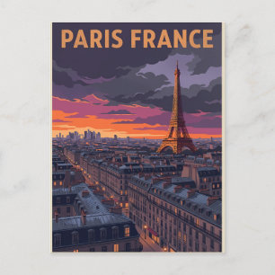 Postal París Francia Viaje 