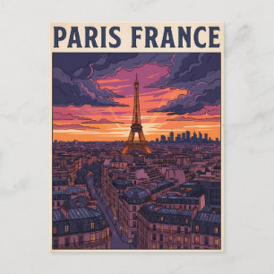 Postal París Francia Viaje