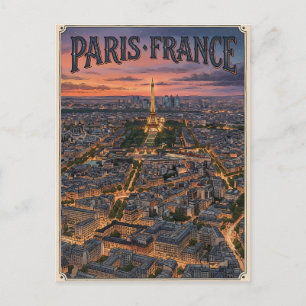 Postal París Francia Viaje 