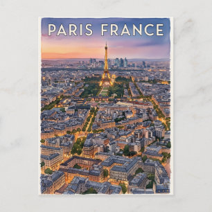 Postal París Francia Viaje 
