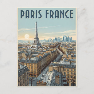 Postal París Francia Viaje