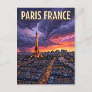 Postal París Francia Viaje 