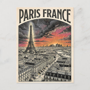 Postal París Francia Viaje 