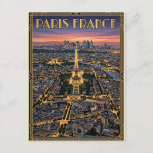 Postal París Francia Viaje 