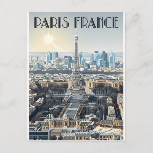 Postal París Francia Viaje