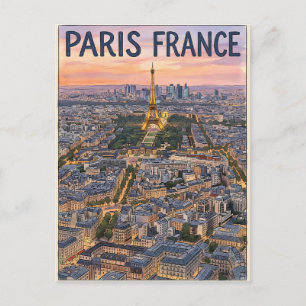 Postal París Francia Viaje 