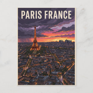 Postal París Francia Viaje