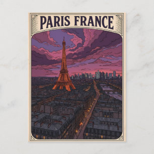 Postal París Francia Viaje 