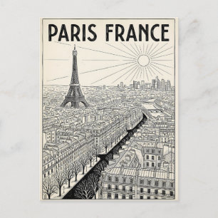 Postal París Francia Viaje 