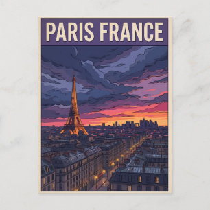 Postal París Francia Viaje 