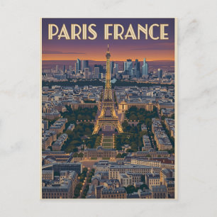 Postal París Francia Viaje 