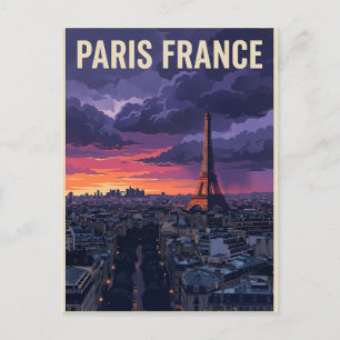 Postal París Francia Viaje 