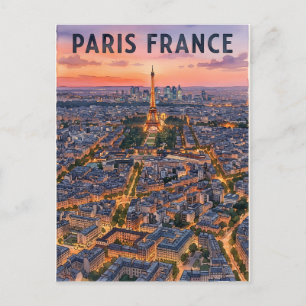 Postal París Francia Viaje 