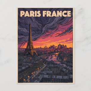 Postal París Francia Viaje 