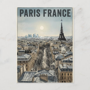 Postal París Francia Viaje 