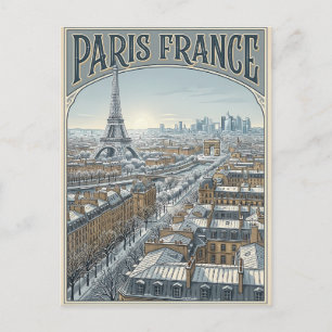 Postal París Francia Viaje 