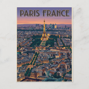 Postal París Francia Viajes
