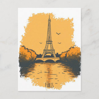 Postal París Francia Viajes