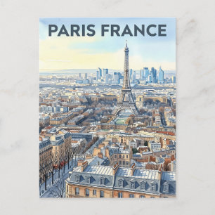 Postal París Francia Viajes
