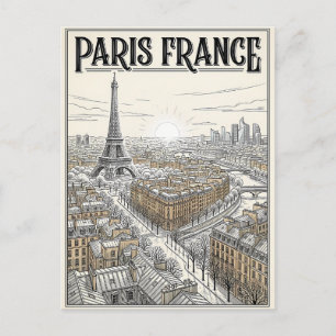 Postal París Francia Viajes