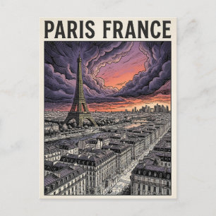 Postal París Francia Viajes 