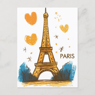 Postal París Francia Viajes