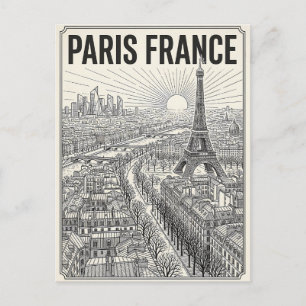 Postal París Francia Viajes 