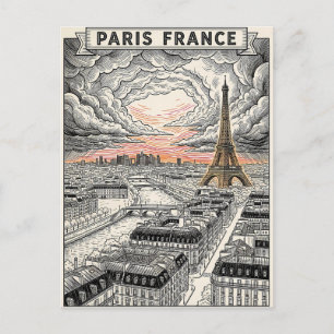 Postal París Francia Viajes 