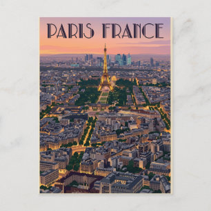 Postal París Francia Viajes