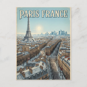Postal París Francia Viajes
