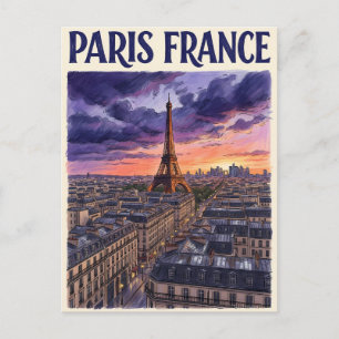 Postal París Francia Viajes 