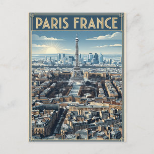 Postal París Francia Viajes
